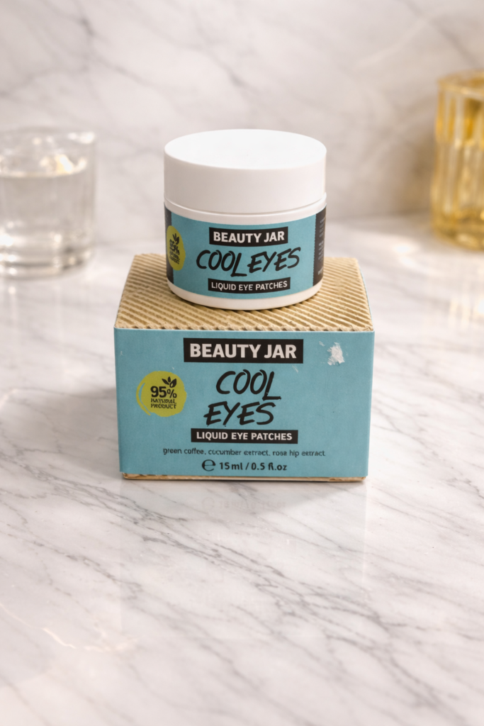 Beauty Jar Cool Eyes Liquid Eye Patches με Πράσινο Καφέ & Αγγούρι 15ml