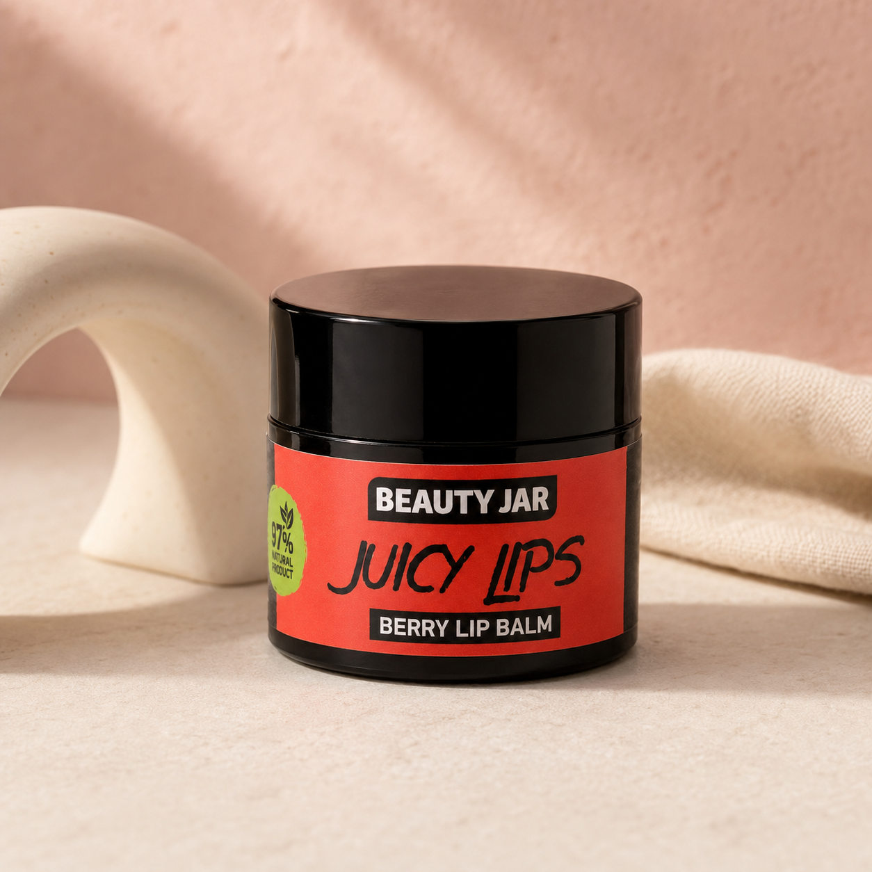 Beauty Jar Juicy Lips Berry Lip Balm 15 ml