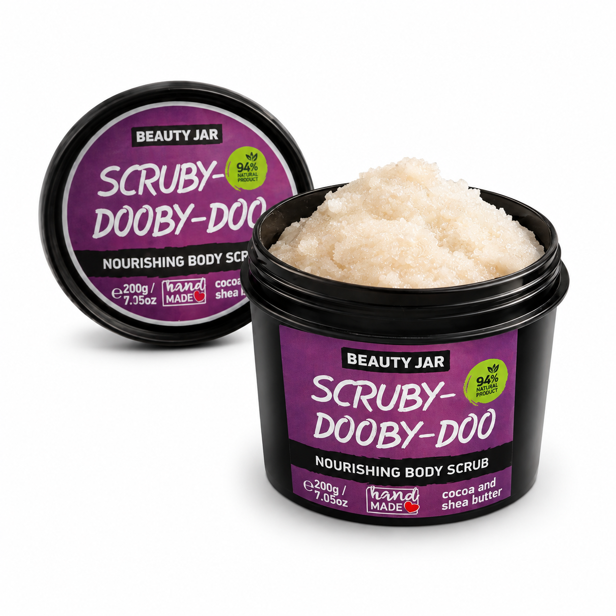 Beauty Jar Scruby-Dooby-Doo Θρεπτικό Scrub Σώματος με Βούτυρο Κακάο και Καριτέ 200 g - Image 2