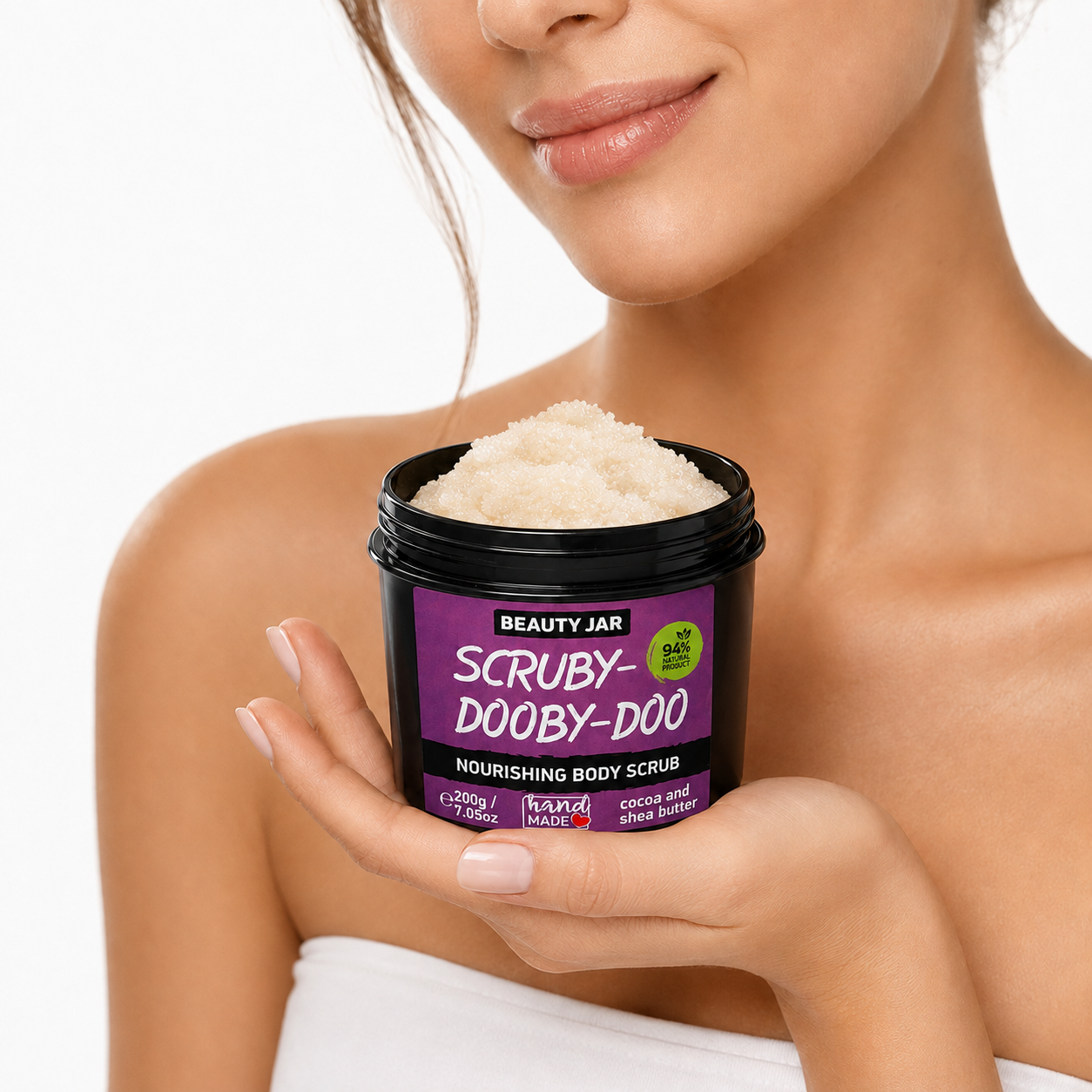 Beauty Jar Scruby-Dooby-Doo Θρεπτικό Scrub Σώματος με Βούτυρο Κακάο και Καριτέ 200 g