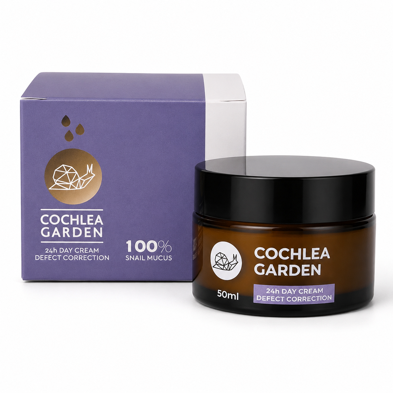 Cochlea Garden 24h Day Cream Defect Correction Κρέμα Ημέρας με Έκκριμα Σαλιγκαριού 50ml - Image 2
