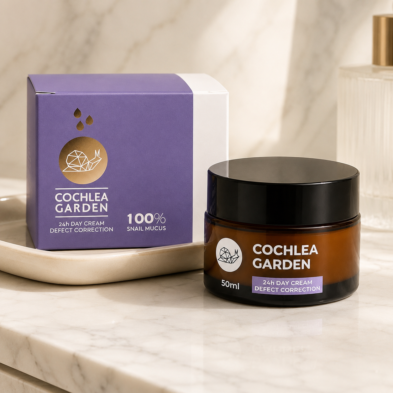 Cochlea Garden 24h Day Cream Defect Correction Κρέμα Ημέρας με Έκκριμα Σαλιγκαριού 50ml